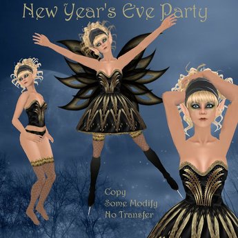 Second Life Marketplace - New Year's Eve Party - Winter Fairy outfit
